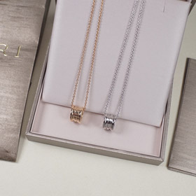 Bulgari Spring Necklace Rose Gold Mini Necklace-3763  