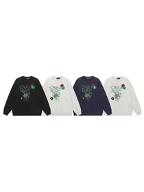 Polo Ralph Lauren cartoon letter print sweatshirt-5067  